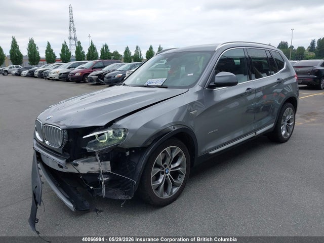 2016 Bmw X3 Xdrive28i მანქანა იყიდება აუქციონზე, vin: 5UXWX9C57G0D80239, აუქციონის ნომერი: 40066994