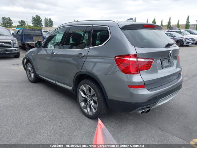 2016 Bmw X3 Xdrive28i მანქანა იყიდება აუქციონზე, vin: 5UXWX9C57G0D80239, აუქციონის ნომერი: 40066994