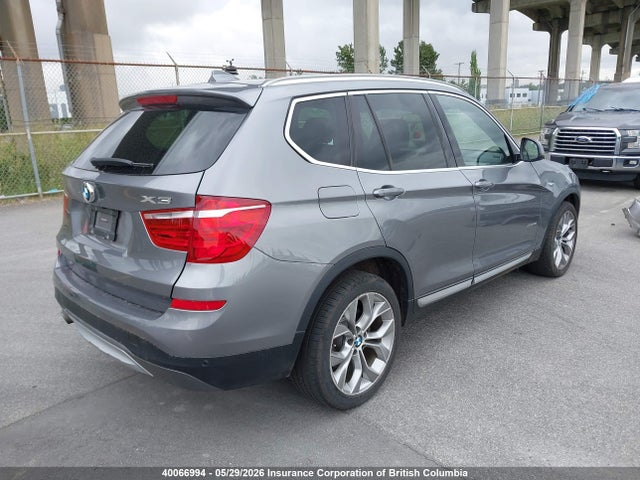 2016 Bmw X3 Xdrive28i მანქანა იყიდება აუქციონზე, vin: 5UXWX9C57G0D80239, აუქციონის ნომერი: 40066994