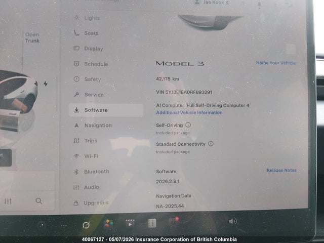 Продажа на аукционе авто 2024 Tesla Model 3, vin: 5YJ3E1EA0RF893291, номер лота: 40067127