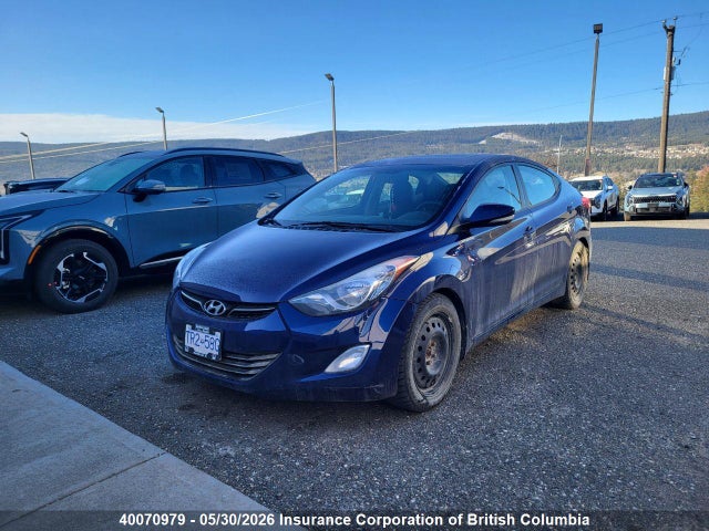 2013 Hyundai Elantra Limited მანქანა იყიდება აუქციონზე, vin: 5NPDH4AE4DH209147, აუქციონის ნომერი: 40070979