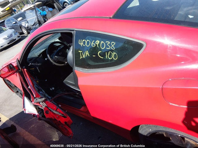 2013 Hyundai Genesis Coupe 2.0t მანქანა იყიდება აუქციონზე, vin: KMHHT6KD6DU093761, აუქციონის ნომერი: 40069038