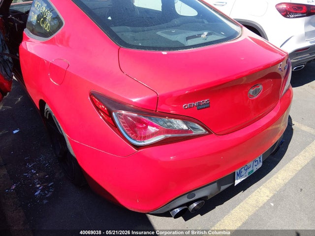 2013 Hyundai Genesis Coupe 2.0t მანქანა იყიდება აუქციონზე, vin: KMHHT6KD6DU093761, აუქციონის ნომერი: 40069038