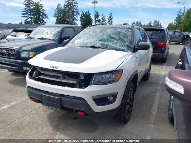 Продажа на аукционе авто 2020 Jeep Compass Trailhawk, vin: 3C4NJDDB7LT190618, номер лота: 40071001
