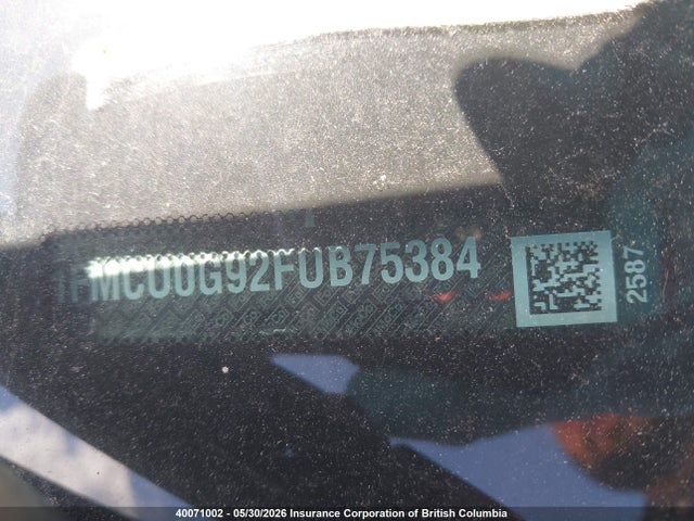 Aukcja sprzedaży 2015 Ford Escape Se, vin: 1FMCU0G92FUB75384, numer aukcji: 40071002