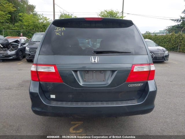 40066485 :رقم المزاد ، 5FNRL38635B502244 vin ، 2005 Honda Odyssey Exl مزاد بيع