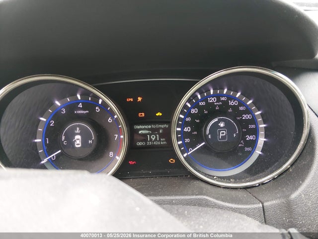 Aukcja sprzedaży 2012 Hyundai Sonata Gls, vin: 5NPEB4AC0CH313430, numer aukcji: 40070013