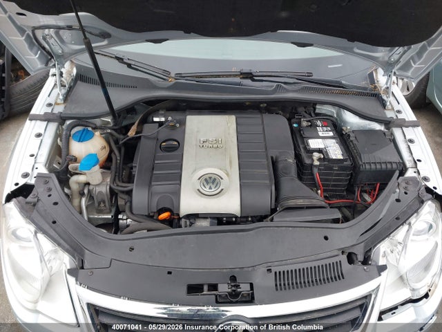 2008 Volkswagen Eos მანქანა იყიდება აუქციონზე, vin: WVWFA71F58V040074, აუქციონის ნომერი: 40071041