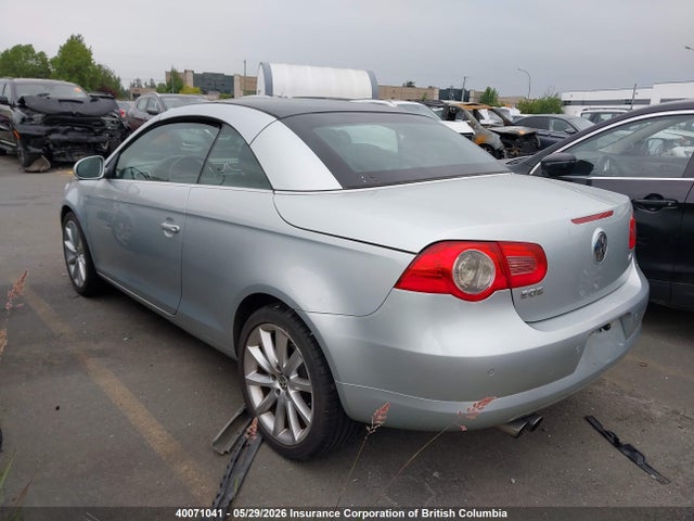 2008 Volkswagen Eos მანქანა იყიდება აუქციონზე, vin: WVWFA71F58V040074, აუქციონის ნომერი: 40071041