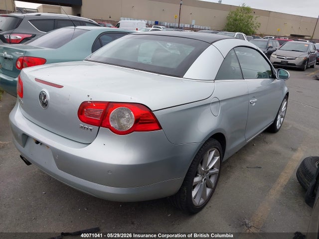 2008 Volkswagen Eos მანქანა იყიდება აუქციონზე, vin: WVWFA71F58V040074, აუქციონის ნომერი: 40071041