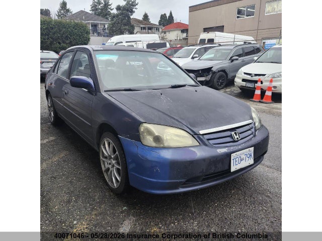 Продаж на аукціоні авто 2003 Honda Civic, vin: 2HGES16633H942689, номер лоту: 40071046