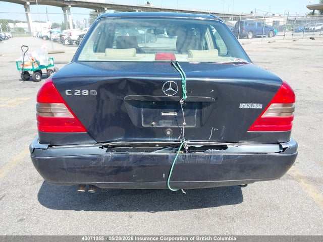40071055 :رقم المزاد ، WDBHA28E7TF384581 vin ، 1996 Mercedes-benz C 280 مزاد بيع