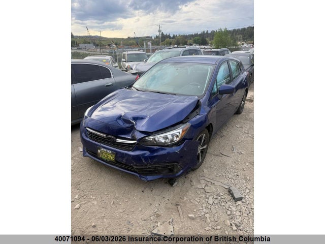 40071094 :رقم المزاد ، 4S3GTAV65N3718593 vin ، 2022 Subaru Impreza Premium مزاد بيع