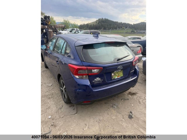 40071094 :رقم المزاد ، 4S3GTAV65N3718593 vin ، 2022 Subaru Impreza Premium مزاد بيع