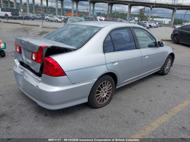 Aukcja sprzedaży 2004 Acura 1.7el Premium, vin: 2HHES36894H000088, numer aukcji: 40071117