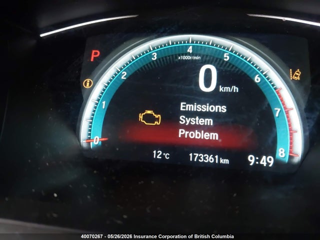 40070267 :رقم المزاد ، 2HGFC1F91JH103360 vin ، 2018 Honda Civic Touring مزاد بيع