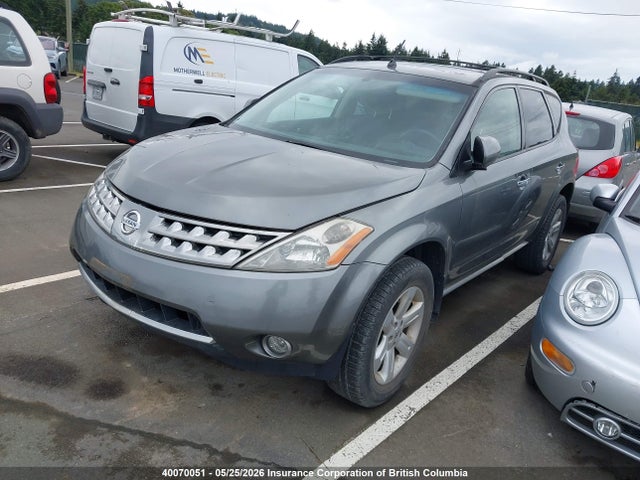 40070051 :رقم المزاد ، JN8AZ08W27W612828 vin ، 2007 Nissan Murano Sl/se/s مزاد بيع