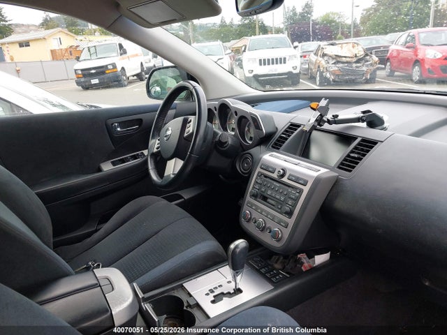 40070051 :رقم المزاد ، JN8AZ08W27W612828 vin ، 2007 Nissan Murano Sl/se/s مزاد بيع