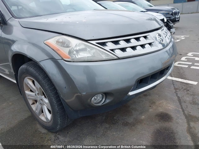 40070051 :رقم المزاد ، JN8AZ08W27W612828 vin ، 2007 Nissan Murano Sl/se/s مزاد بيع