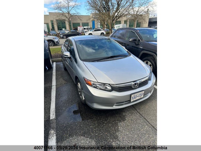 40071166 :رقم المزاد ، 2HGFB2F44CH120377 vin ، 2012 Honda Civic مزاد بيع