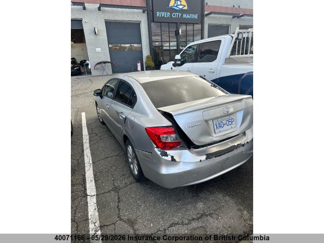 40071166 :رقم المزاد ، 2HGFB2F44CH120377 vin ، 2012 Honda Civic مزاد بيع