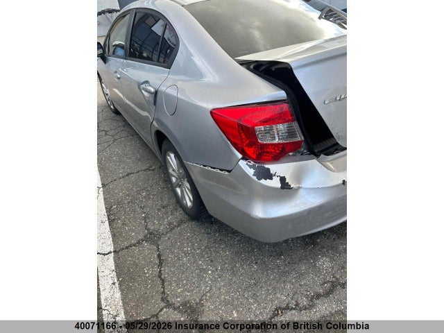 40071166 :رقم المزاد ، 2HGFB2F44CH120377 vin ، 2012 Honda Civic مزاد بيع