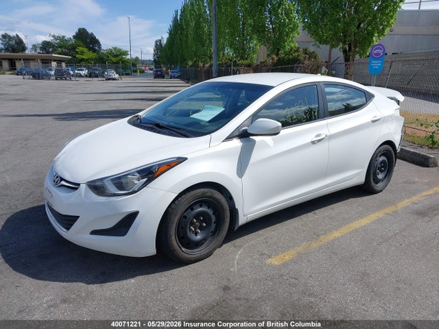 40071221 :رقم المزاد ، 5NPDH4AE9GH696091 vin ، 2016 Hyundai Elantra Gl مزاد بيع