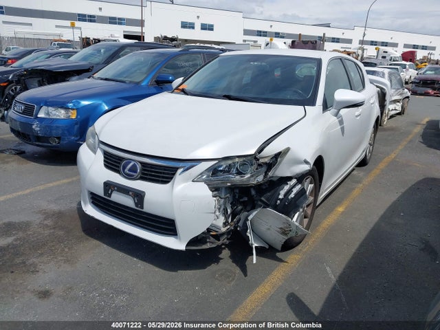 40071222 :رقم المزاد ، JTHKD5BH7C2078750 vin ، 2012 Lexus Ct 200h مزاد بيع