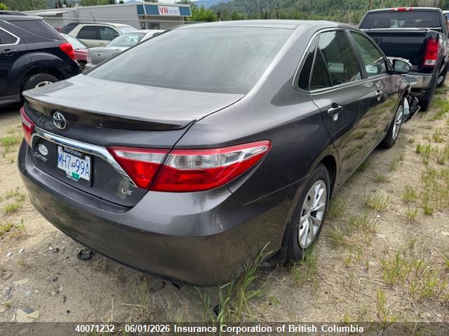 2016 Toyota Camry მანქანა იყიდება აუქციონზე, vin: 4T1BF1FK2GU565712, აუქციონის ნომერი: 40071232