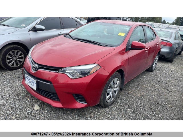 Продажа на аукционе авто 2015 Toyota Corolla L/le/le Pls/prm/s/s Pls, vin: 2T1BURHE8FC371925, номер лота: 40071247