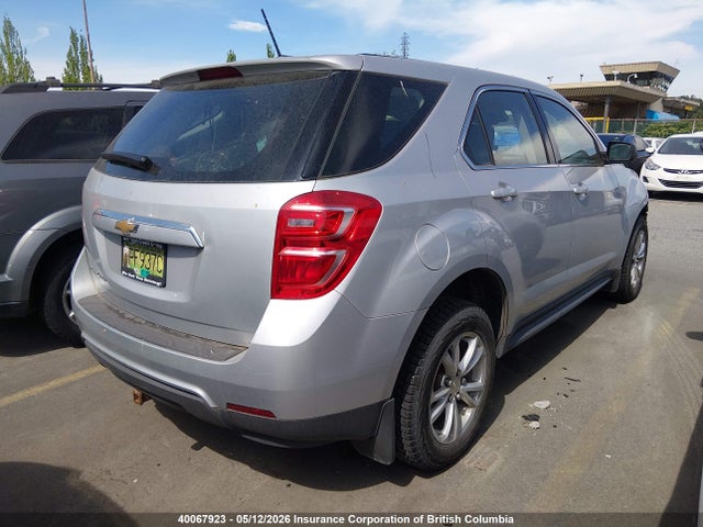 2017 Chevrolet Equinox Ls მანქანა იყიდება აუქციონზე, vin: 2GNFLEEK6H6237532, აუქციონის ნომერი: 40067923
