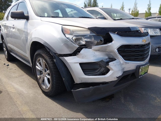 2017 Chevrolet Equinox Ls მანქანა იყიდება აუქციონზე, vin: 2GNFLEEK6H6237532, აუქციონის ნომერი: 40067923