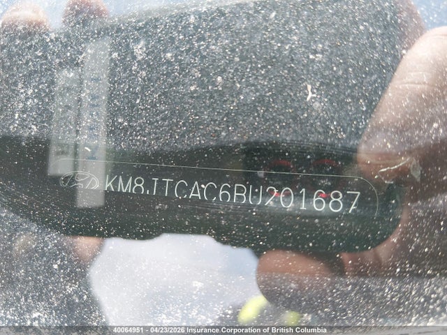40064951 :رقم المزاد ، KM8JTCAC6BU201687 vin ، 2011 Hyundai Tucson Gl/gls مزاد بيع
