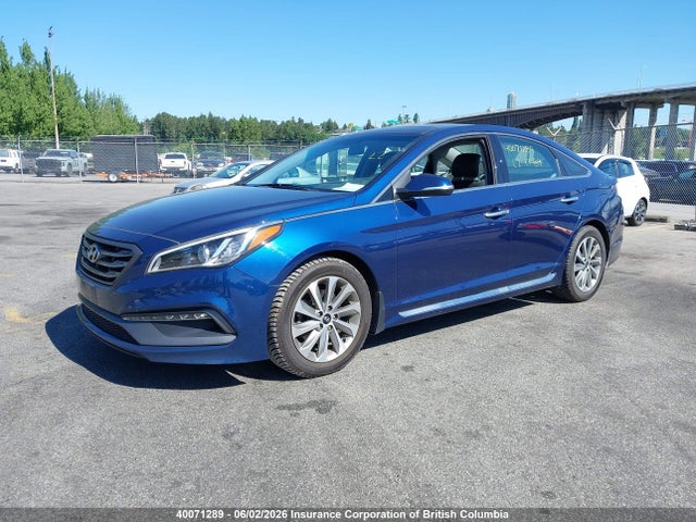 2016 Hyundai Sonata Sport Tech მანქანა იყიდება აუქციონზე, vin: 5NPE34AF3GH277911, აუქციონის ნომერი: 40071289