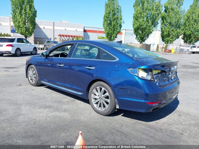 2016 Hyundai Sonata Sport Tech მანქანა იყიდება აუქციონზე, vin: 5NPE34AF3GH277911, აუქციონის ნომერი: 40071289