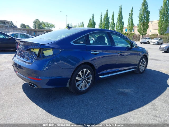 2016 Hyundai Sonata Sport Tech მანქანა იყიდება აუქციონზე, vin: 5NPE34AF3GH277911, აუქციონის ნომერი: 40071289