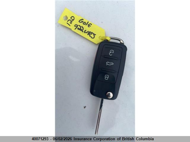 2012 Volkswagen Golf მანქანა იყიდება აუქციონზე, vin: WVWDA7AJ2CW083026, აუქციონის ნომერი: 40071293