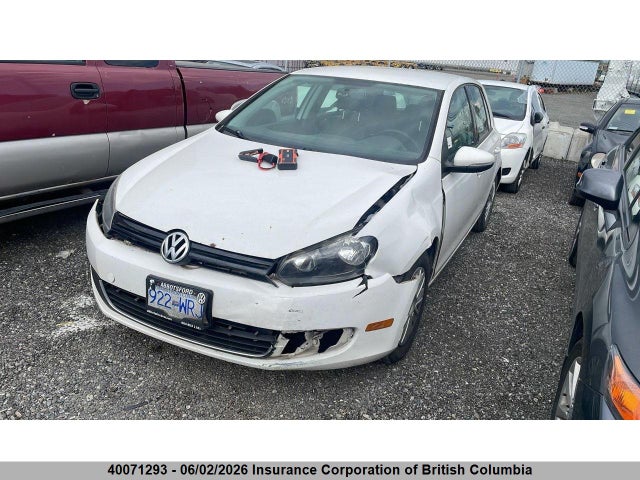 2012 Volkswagen Golf მანქანა იყიდება აუქციონზე, vin: WVWDA7AJ2CW083026, აუქციონის ნომერი: 40071293