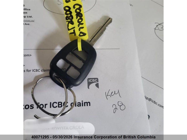 2014 Toyota Corolla L/le/le Pls/prm/s/s Pls მანქანა იყიდება აუქციონზე, vin: 2T1BURHE9EC158142, აუქციონის ნომერი: 40071295