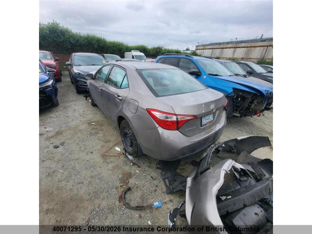 2014 Toyota Corolla L/le/le Pls/prm/s/s Pls მანქანა იყიდება აუქციონზე, vin: 2T1BURHE9EC158142, აუქციონის ნომერი: 40071295
