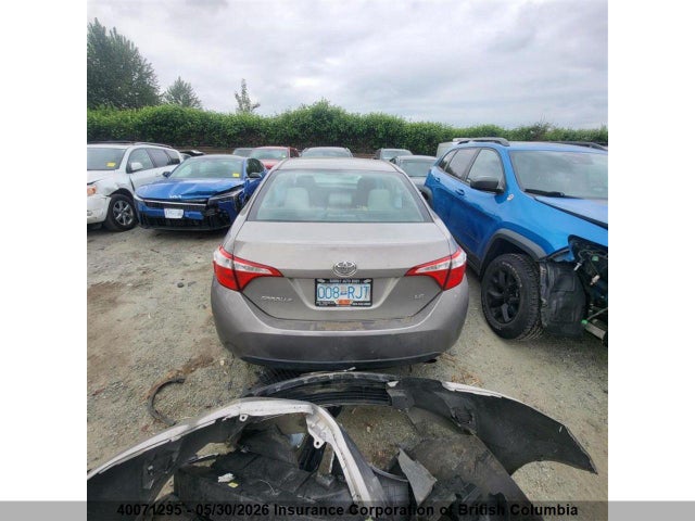 2014 Toyota Corolla L/le/le Pls/prm/s/s Pls მანქანა იყიდება აუქციონზე, vin: 2T1BURHE9EC158142, აუქციონის ნომერი: 40071295