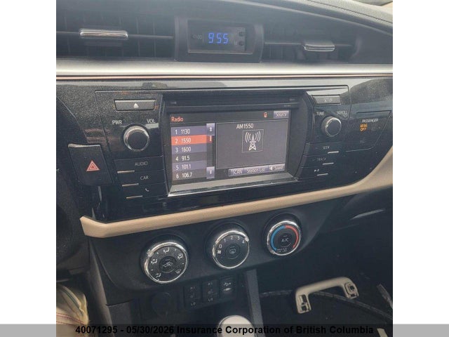 2014 Toyota Corolla L/le/le Pls/prm/s/s Pls მანქანა იყიდება აუქციონზე, vin: 2T1BURHE9EC158142, აუქციონის ნომერი: 40071295