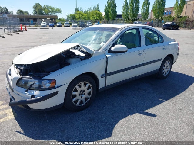2001 Volvo S60 მანქანა იყიდება აუქციონზე, vin: YV1RS61R512047624, აუქციონის ნომერი: 40071299