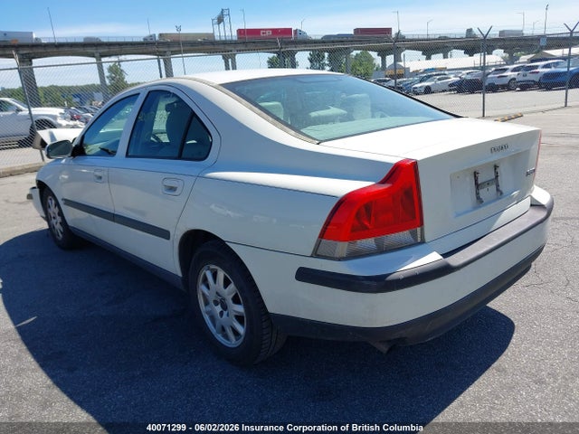 2001 Volvo S60 მანქანა იყიდება აუქციონზე, vin: YV1RS61R512047624, აუქციონის ნომერი: 40071299