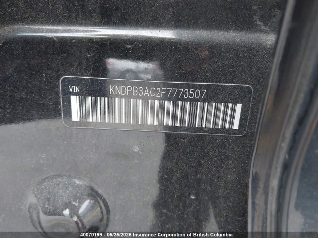 40070199 :رقم المزاد ، KNDPB3AC2F7773507 vin ، 2015 Kia Sportage Lx مزاد بيع