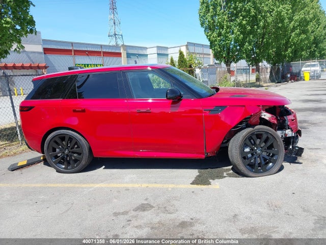 40071358 :رقم المزاد ، SAL1L9FU4SA489261 vin ، 2025 Land Rover Range Rover Sport Dynamic Se مزاد بيع