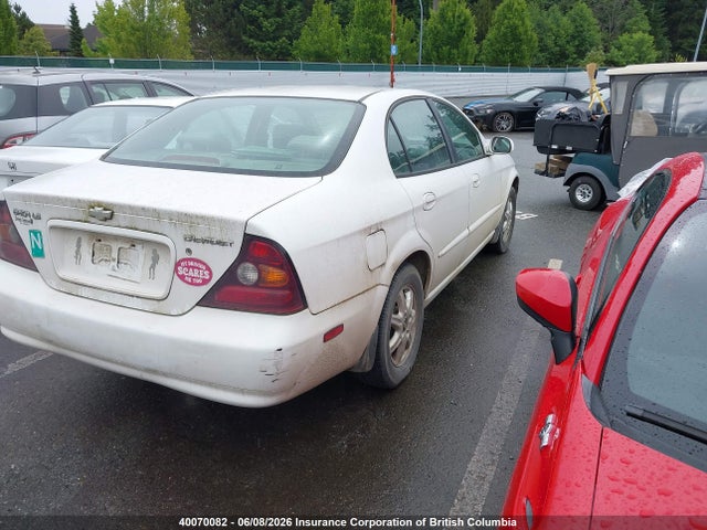 Aukcja sprzedaży 2005 Chevrolet Epica Ls, vin: KL1VB59L75B146389, numer aukcji: 40070082