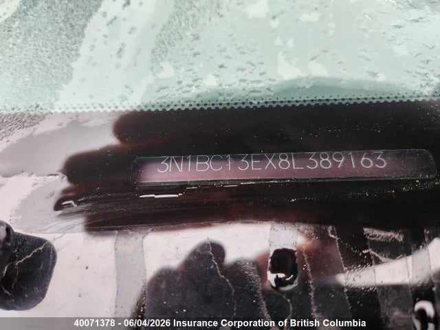 Продажа на аукционе авто 2008 Nissan Versa, vin: 3N1BC13EX8L389163, номер лота: 40071378