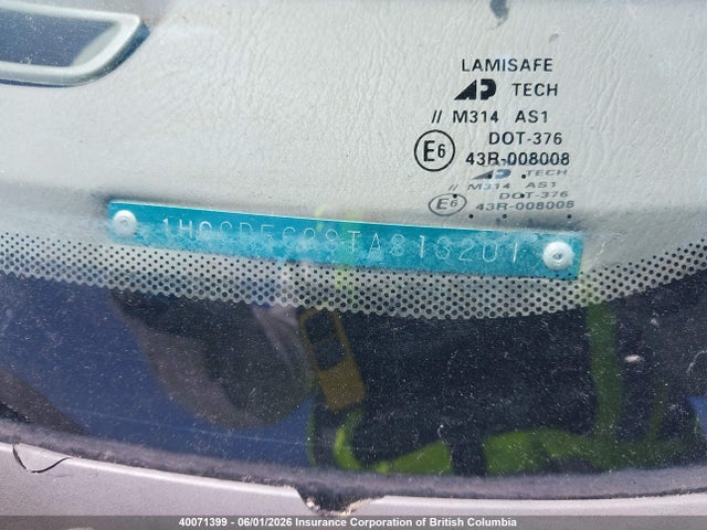 Продаж на аукціоні авто 1996 Honda Accord Lx/ex, vin: 1HGCD5638TA813201, номер лоту: 40071399