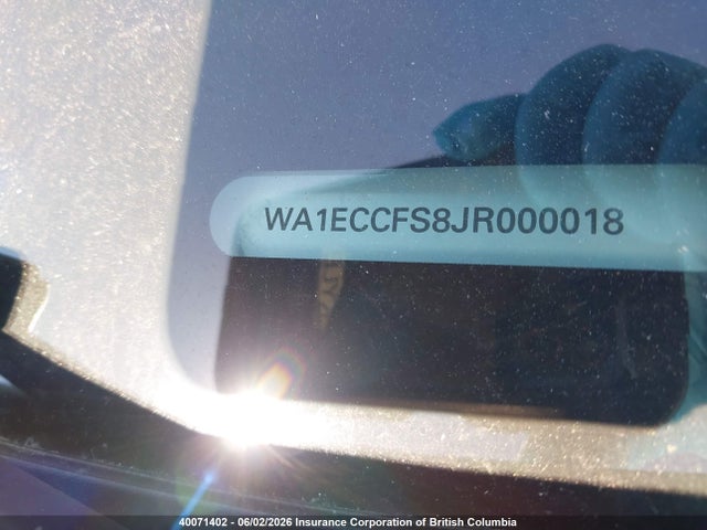 Продажа на аукционе авто 2018 Audi Q3, vin: WA1ECCFS8JR000018, номер лота: 40071402